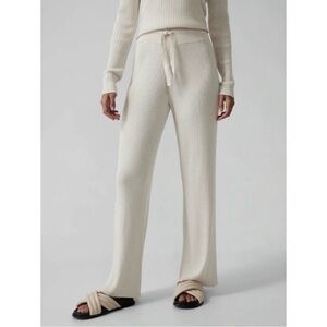 Athleta Reverie Sweater pants ribbed knit.